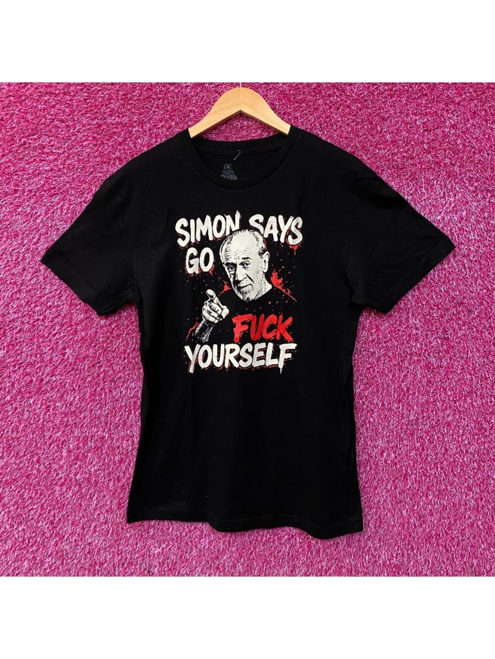 George Carlin Simon Says Comedy T-Shirt Medium